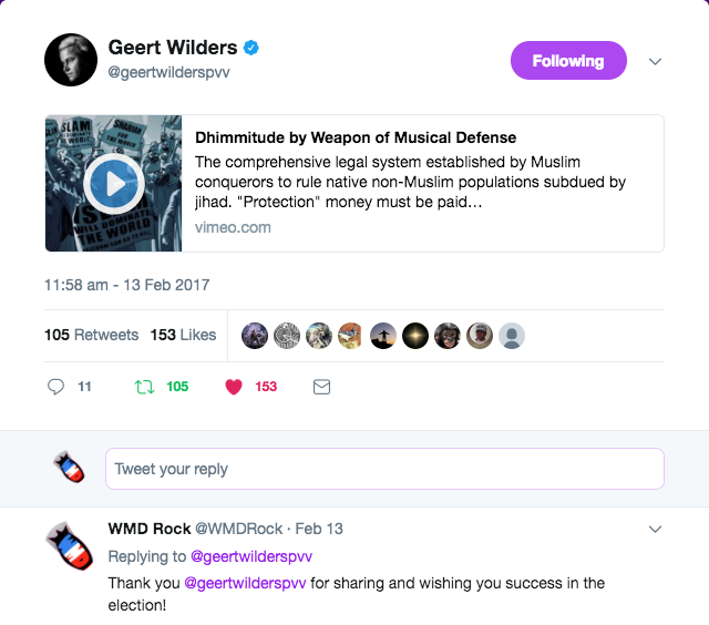 File:Geert Wilders shares Dhimmitude on twitter.png
