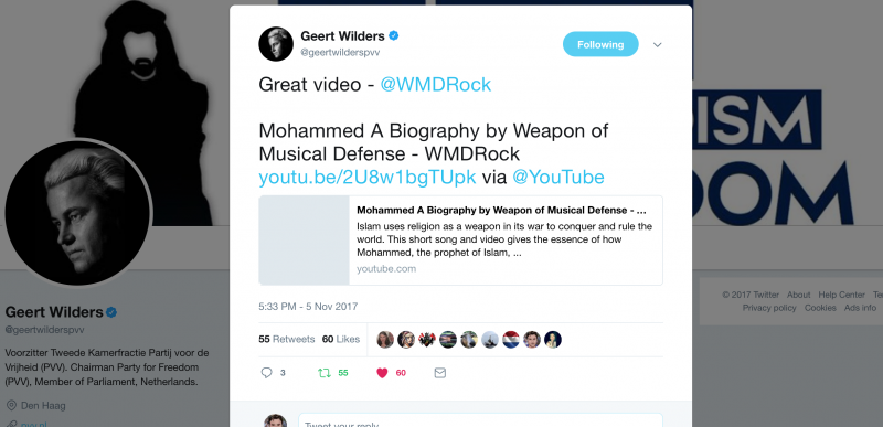File:Geert Wilders shares Mohammed a Biography.png