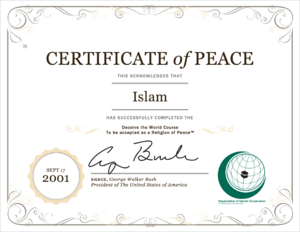 Certificate of Peace signed George W Bush.png